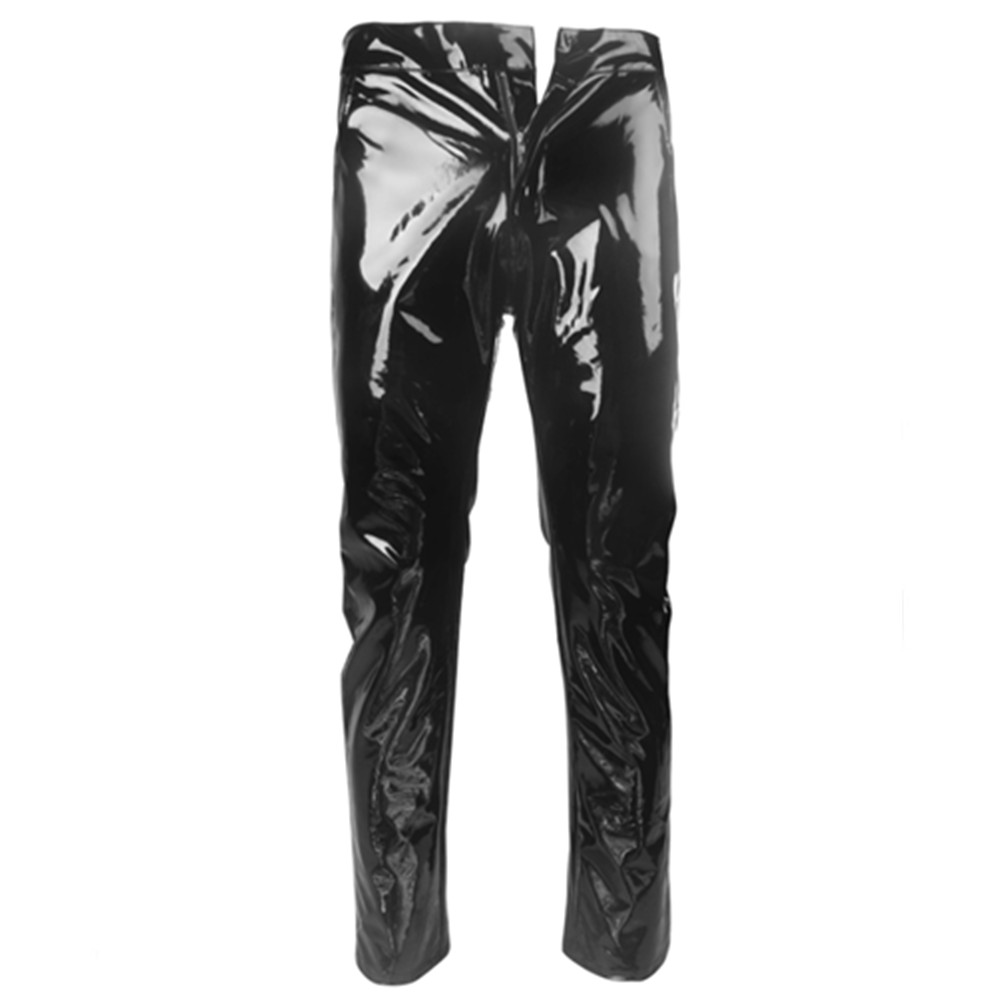 Shiny PVC Latex Trousers Men M - Motorcycle Gear Mens ulasan dan harga