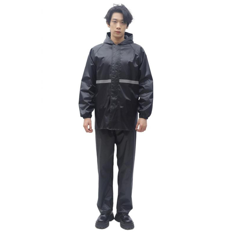 2pcs Hooded Coat & Pant Rain S - Motorcycle Gear Mens ulasan dan harga